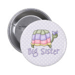 Pastel Turtle Big Sister Pin