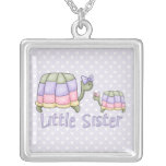 Pastel Turtles Little Sister Pendants