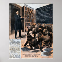Pastor Russell in the Critic's Den Print