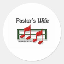 Pastor's Wife Notes Stickers