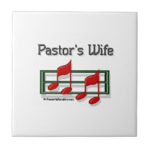 Pastor's Wife Notes Tile