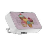 Pastries An Polkadots Doodle PC Speakers