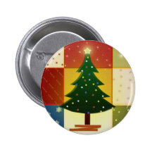 Patchwork Christmas tree Pins
