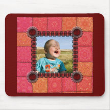 Patchwork Enthusiast Photo Template Mousemats