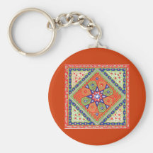 Patchwork Keychain