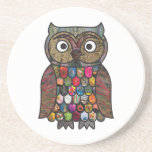 Patchwork Owl Coasters
