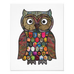 Patchwork Owl Photographic Print