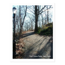 Path in the park- Postcard