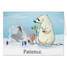 "Patience" Card (Blank Inside)