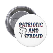 Patriotic and Proud buttons