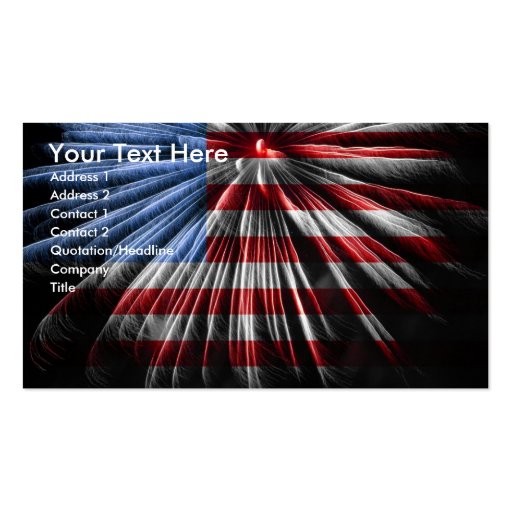 Patriotic Business Card