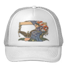 Patriotic Cap Mesh Hat