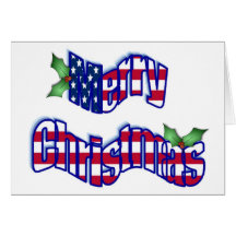 Patriotic Christmas Card