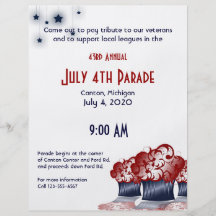 Patriotic Cupcake Full Color Flyer