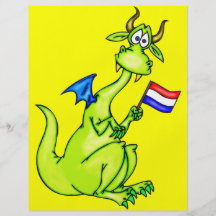 Patriotic Dragon Personalised Flyer