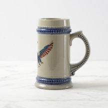 Patriotic eagle, American Freedom Mug
