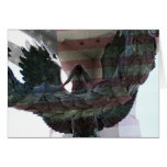 Patriotic Eagle with Flag Greeting Cards