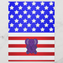 Patriotic elephant flyer