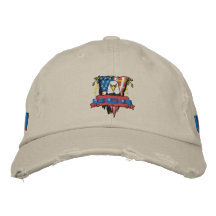 Patriotic Embroidery Embroidered Hats