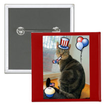 Patriotic Indigo Pin