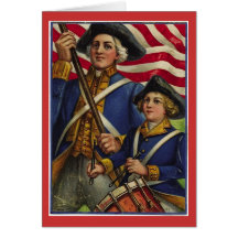Patriotic Notes Greeting Card