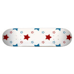 Patriotic Red White Blue Stars Skatedeck Skateboard Decks