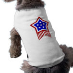 Patriotic Shooting Star Dog Clothes