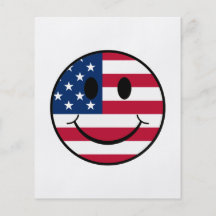 Patriotic Smiley Flyer