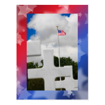 Patriotic Stars Post Card