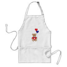 Patriotic Teddy Bear Aprons