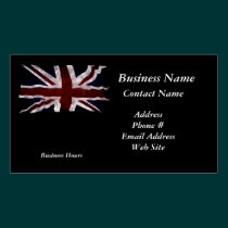 Patriotic Union Jack UK Union Flag Business Cards business cards