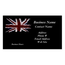 Patriotic Union Jack UK Union Flag Business Cards