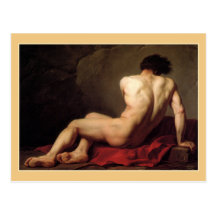 Patroclus by Jacques Louis David Post Card