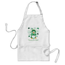Patsy Penguin "Kiss Me I'm Irish" Apron