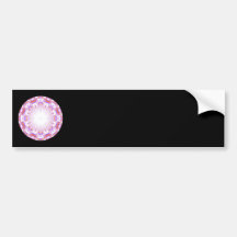 Pattern. Black, White, Red and Purple. Bumper Stickers