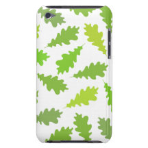 Pattern of Green Leaves. Barely There iPod Covers