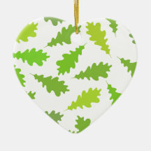 Pattern of Green Leaves. Ornaments
