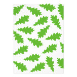 Pattern of Green Leaves. Personalised Invite