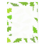 Pattern of Green Leaves. Postcards