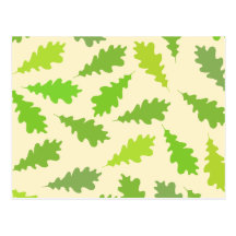 Pattern of Green Leaves. Postcards