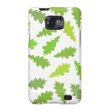 Pattern of Green Leaves. Samsung Galaxy Cover
