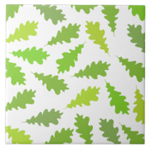 Pattern of Green Leaves. Tiles