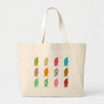 Patterned Penguins Tote Bags
