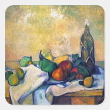 Paul Cezanne - Still life Rum Stickers