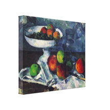 Paul Cezanne - Still Life with Fruit Bowl Stretched Canvas Print