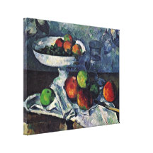 Paul Cezanne - Still Life with Fruit Bowl Gallery Wrapped Canvas