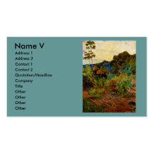 Paul Gauguin's Martinique Landscape (1887) Business Card
