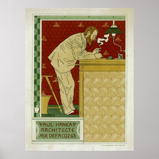 Paul Hankar, Architect Print