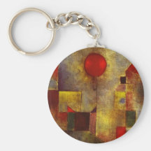 Paul Klee Red Balloon Key Chain