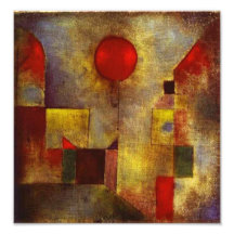 Paul Klee Red Balloon Photo Print